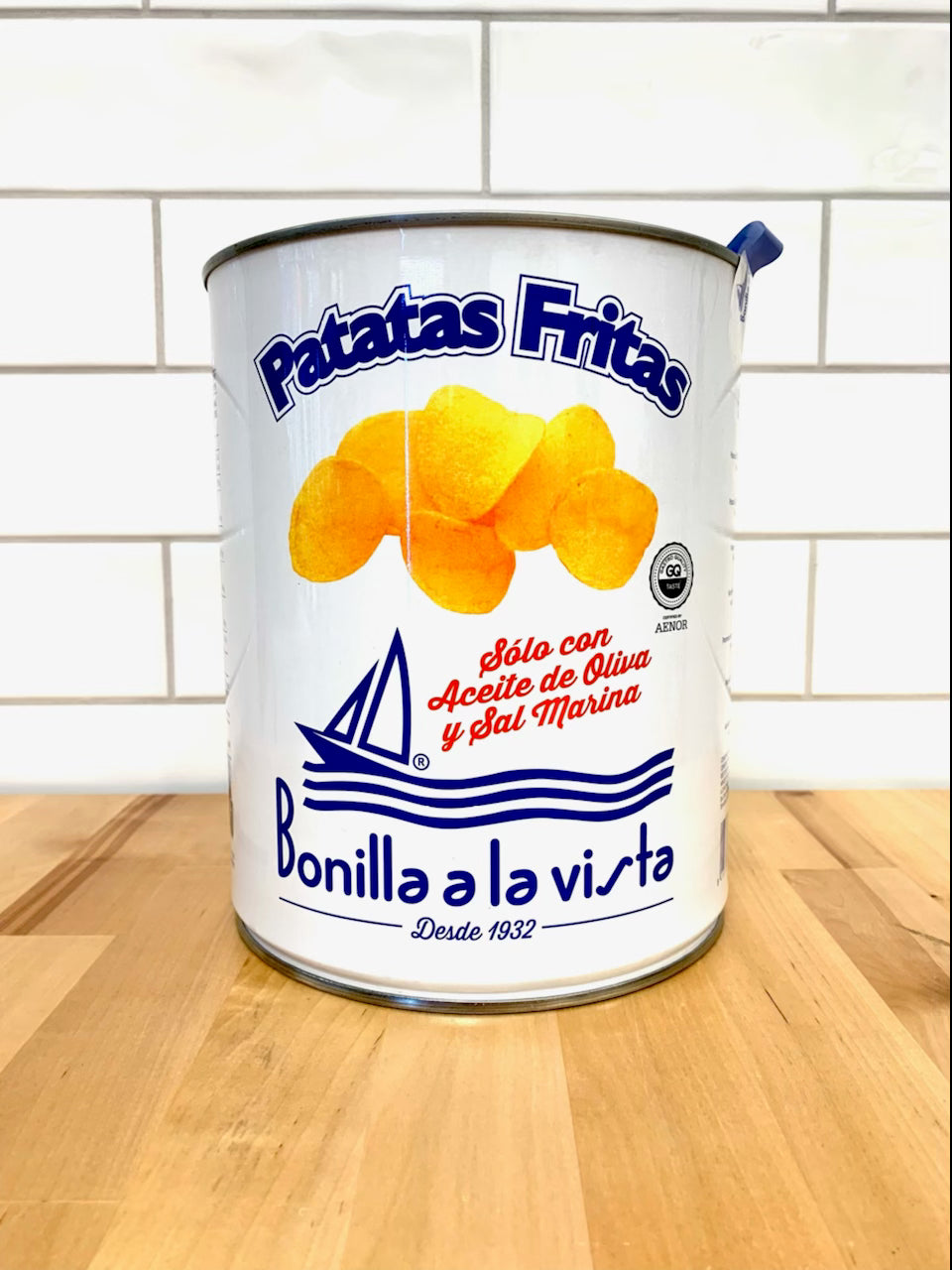 BONILLA A LA VISTA Potato Chips 275g Tin