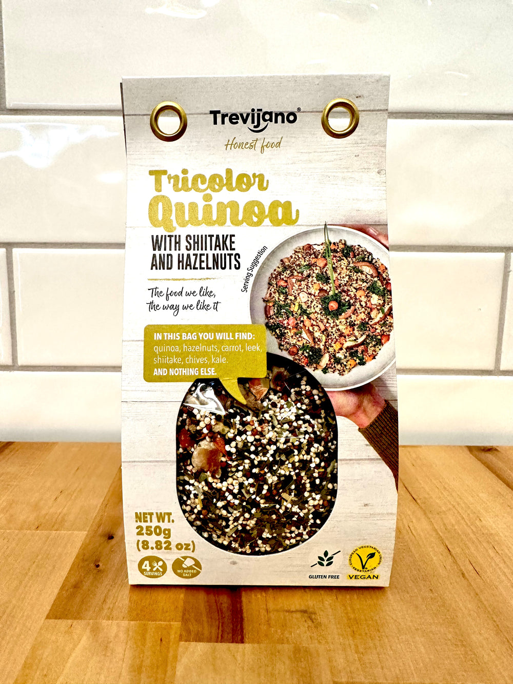 TREVIJANO Tricolor Quinoa With Shitake And Hazelnuts