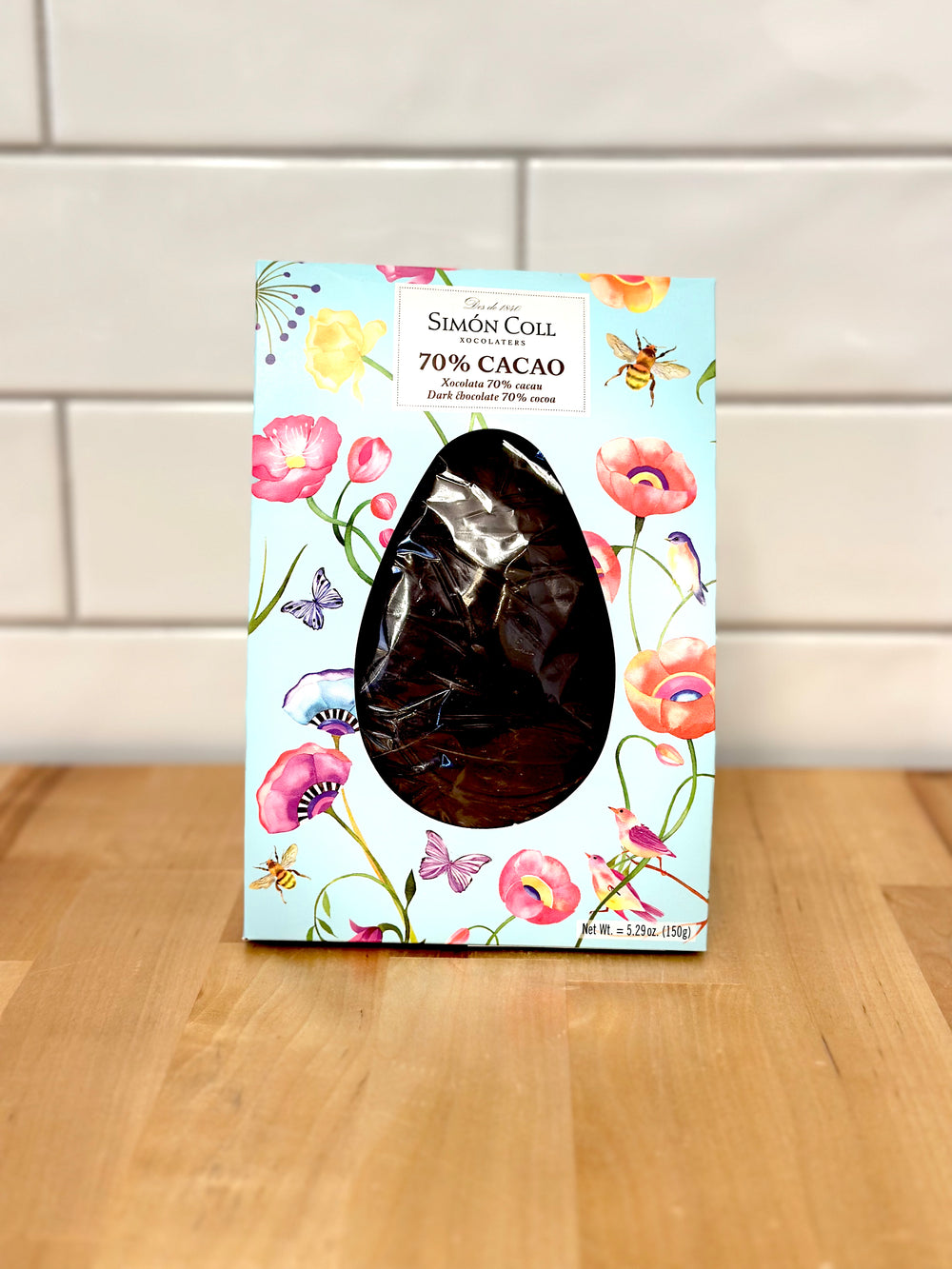 SIMON COLL 70% Dark Chocolate Hollow Egg