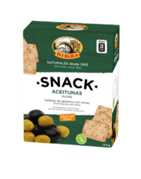
                  
                    BIRBA Snack Olives - Snack Crackers with Olives
                  
                
