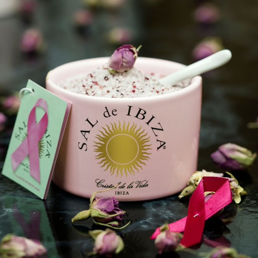 SAL DE IBIZA Fleur de Sel La Vie en Rose Ceramic Pot, 140g – Mercado  Central NYC