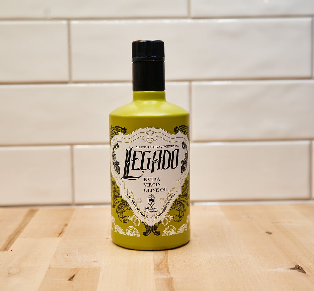 LEGADO Extra Virgin Olive Oil. Green Bottle.