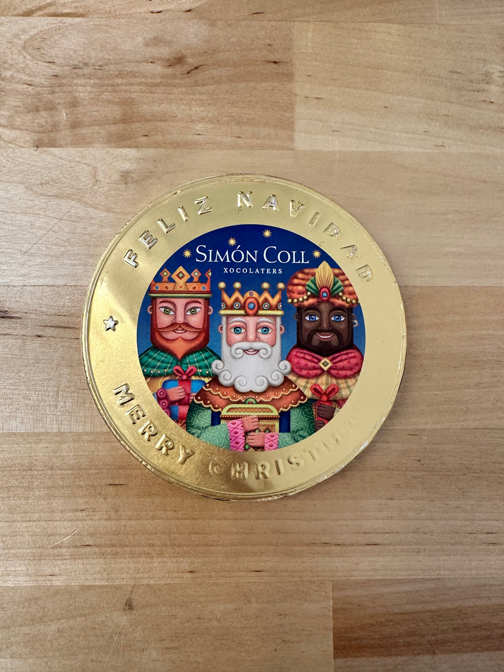 SIMÓN COLL Three Kings Chocolate Gold Medallion