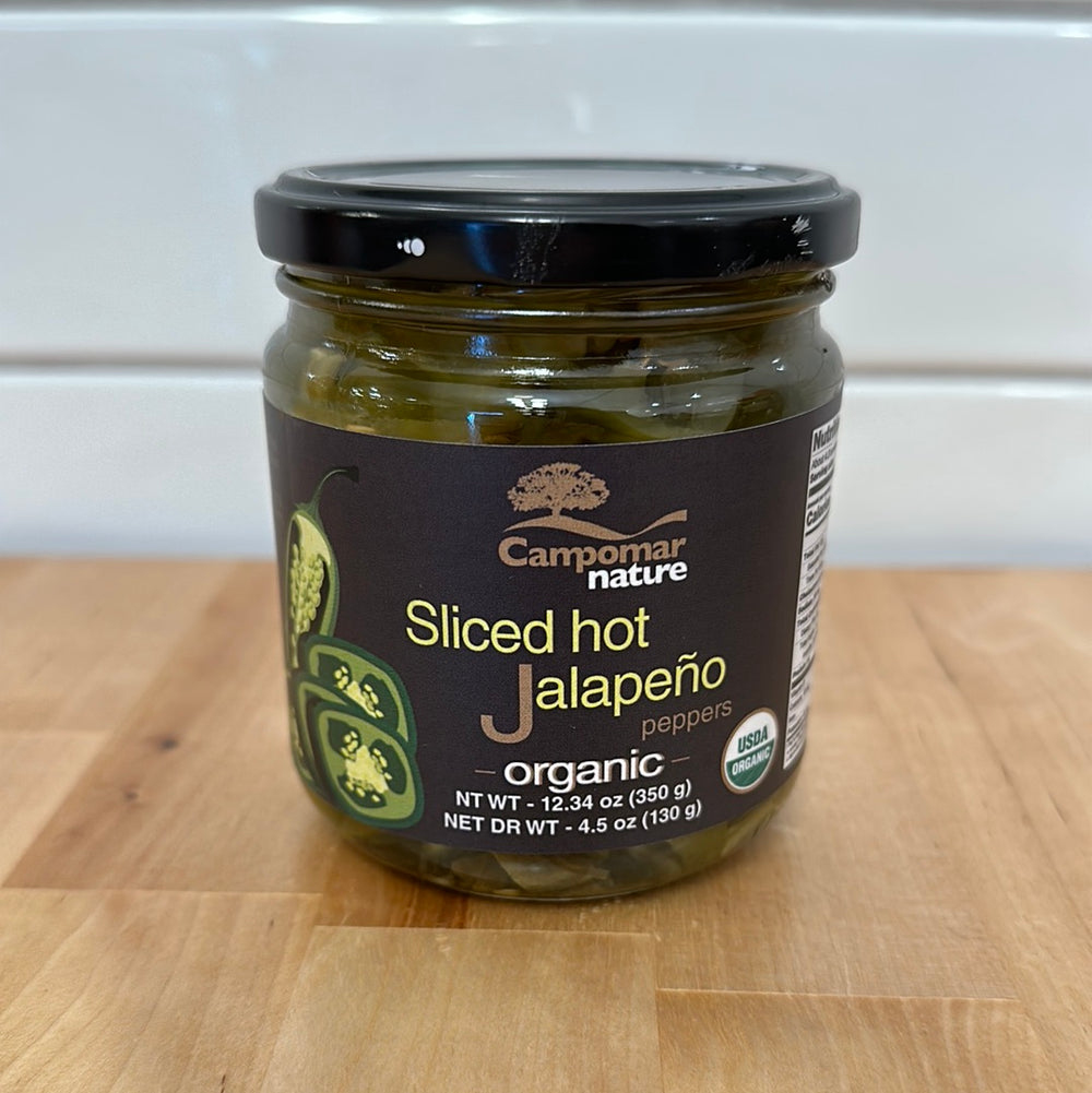 CAMPOMAR Organic Hot Sliced Jalapeño Peppers