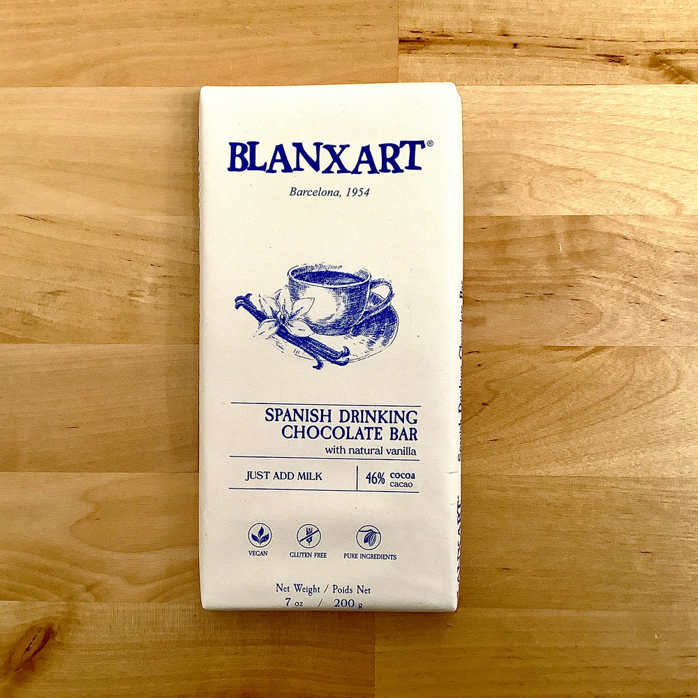 BLANXART Spanish Drinking Chocolate Bar