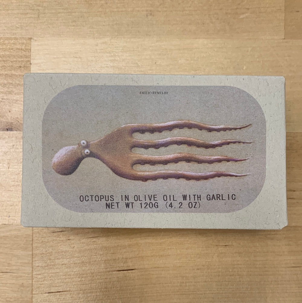 JOSE GOURMET Octopus in Olive Oil With Garlic (120g)