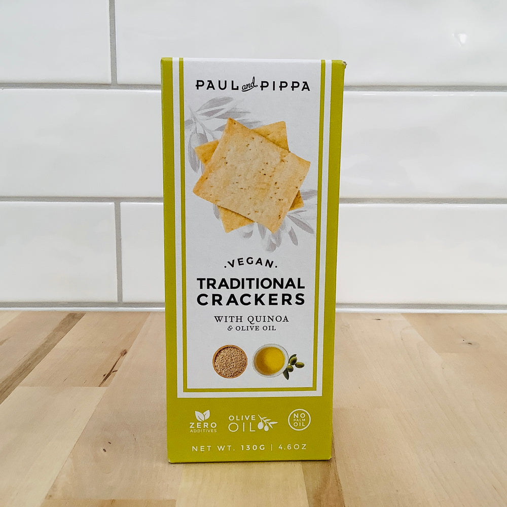 PAUL & PIPPA Crackers w/ quinoa and olive oil