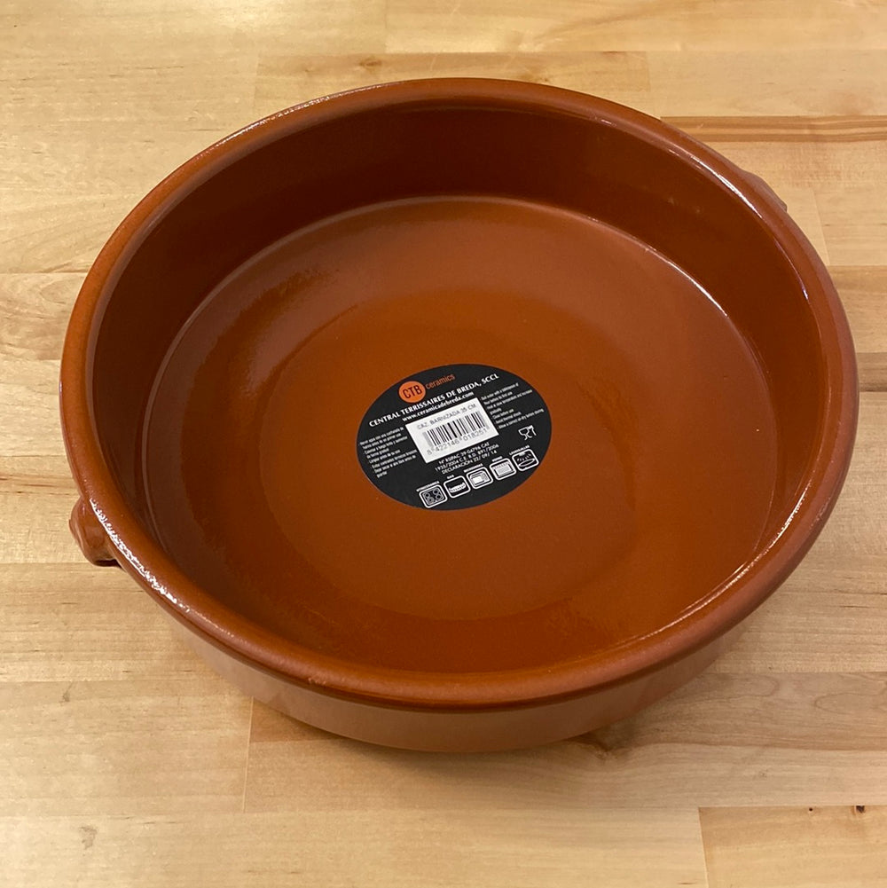 CTB CERAMICS - 25cm Cazuela, brown