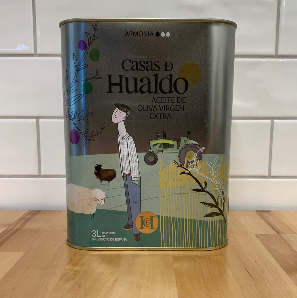 CASAS DE HUALDO Harmony Extra Virgin Olive Oil 3ltr Tin