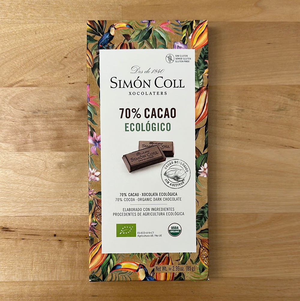 SIMON COLL 70%  Eco Organic Chocolate