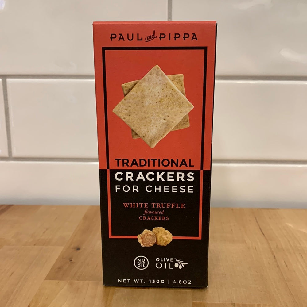 PAUL & PIPPA White Truffle Crackers For Cheese
