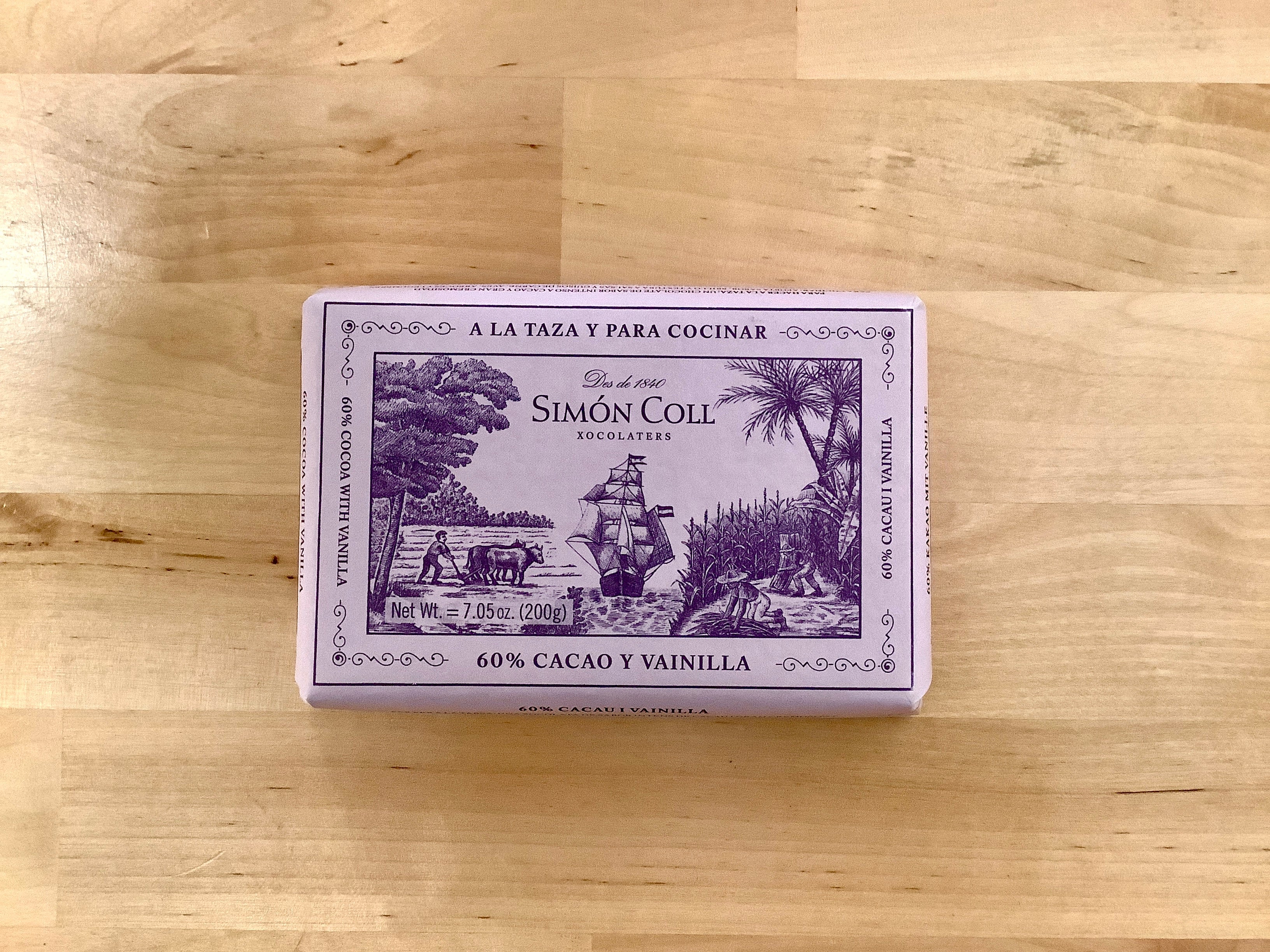 SIMÓN COLL - 60% Cacao w/ Vanilla – Mercado Central NYC