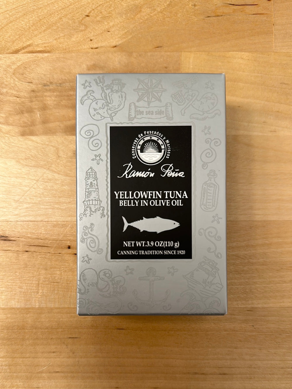 RAMON PEÑA Yellowfin Tuna Belly in Olive Oil -Silver Line