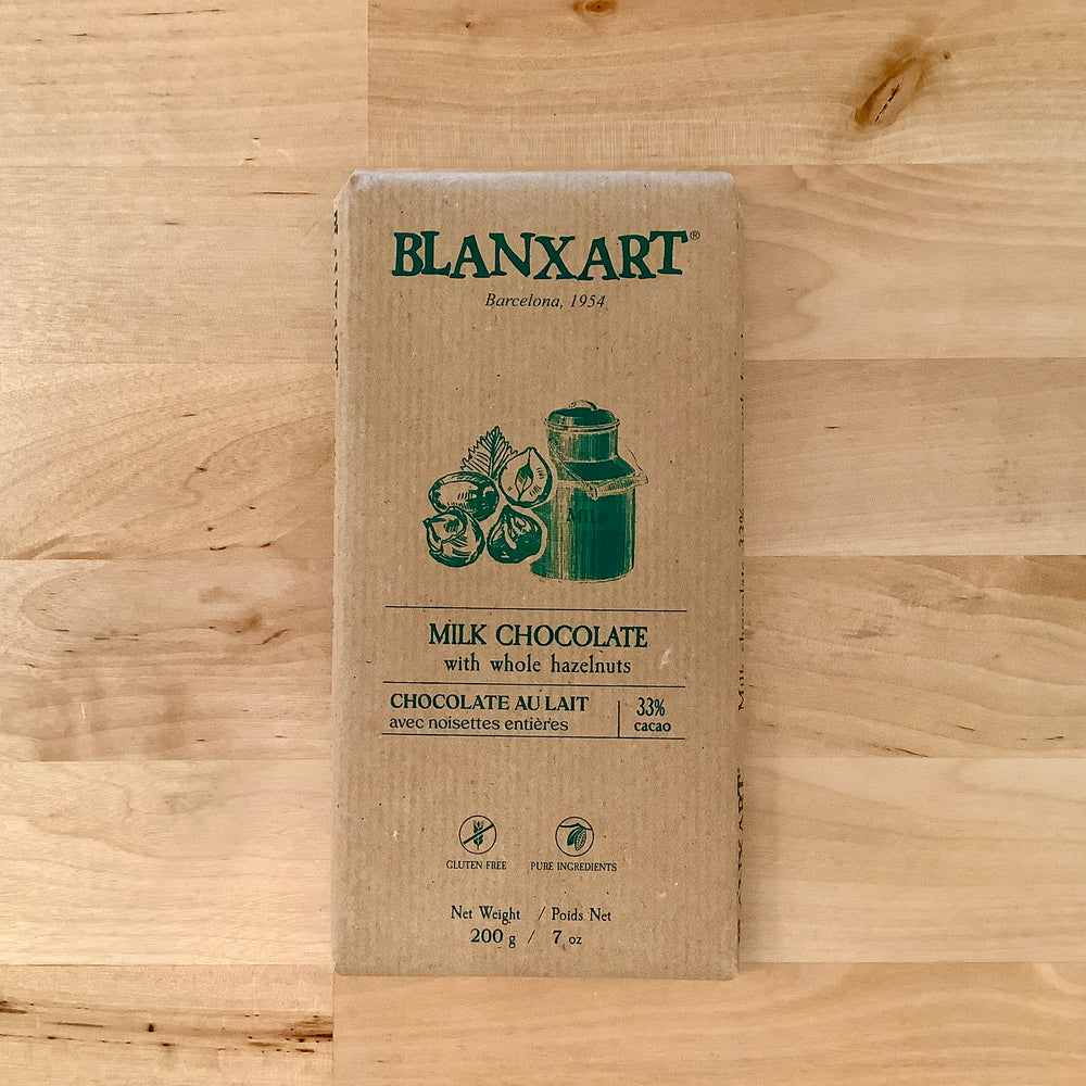 BLANXART Milk Chocolate with Whole Hazelnuts